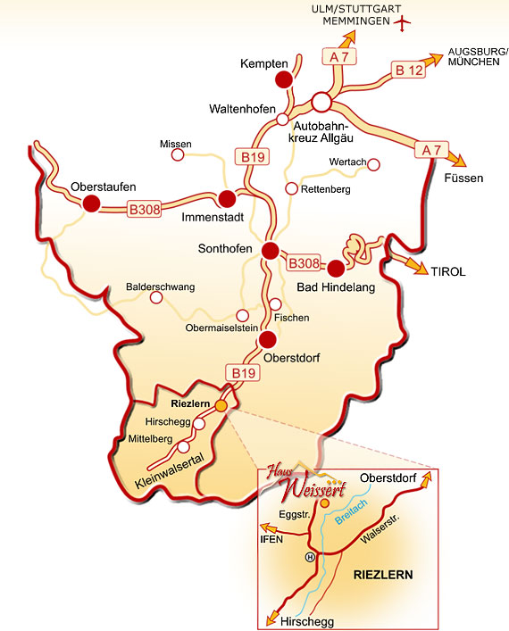 Lageplan / Anfahrtsskizze